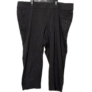 Lane Bryant The Allie Gray Dressy Cropped Pants Womens Size 28R